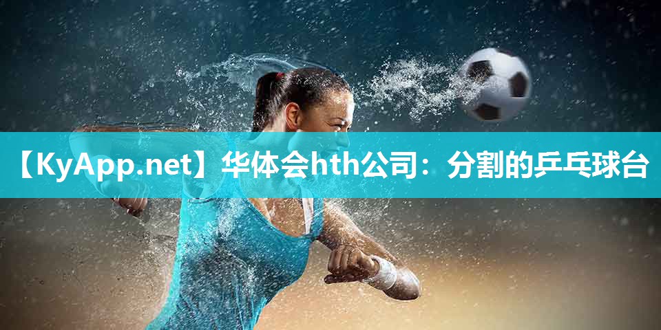 分割的乒乓球台
